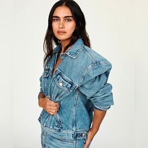 Madewell The Jean Jacket in Medford Wash 💙 Denim XS Regular Women's $128